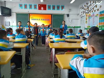 争做好队员,竞选促发展 --奎屯市第一小学中队干部竞选活动