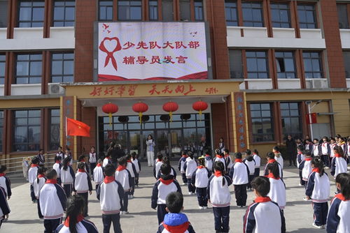 固镇县第一小学三里湾校区举行新少先队员入队仪式
